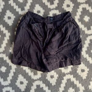 Esby Navy Linen Shorts